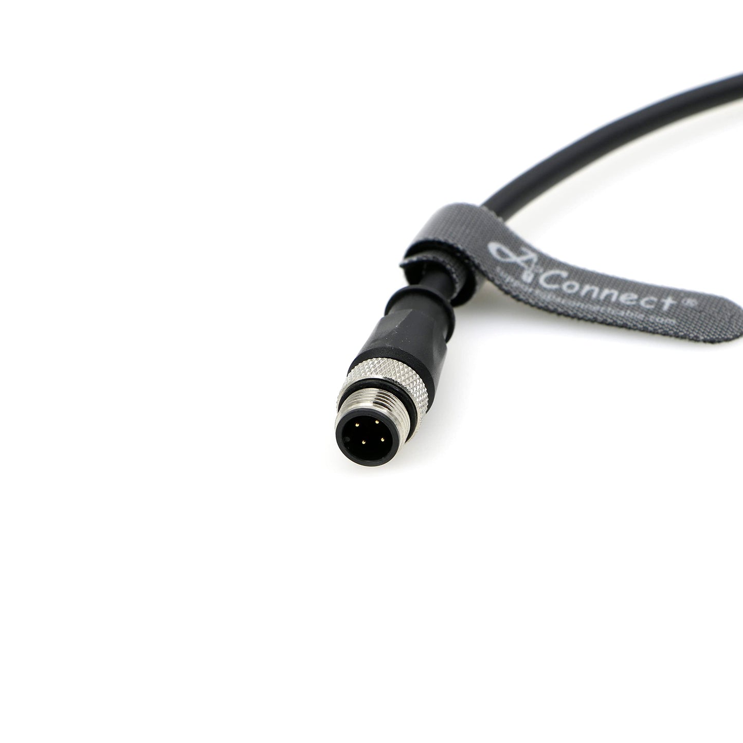 M12 A Code 4 Pin Male Straight Connector Aviation Socket Electrical Cable for Industrial Camera 1M/3.28Ft