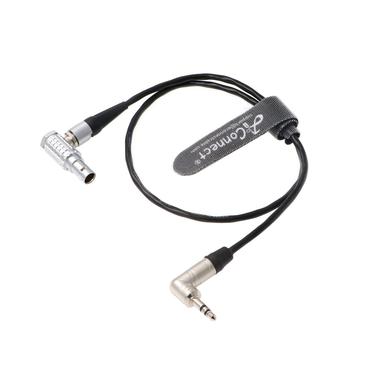 Timecode-Cable for Tentacle-Sync Sound-Devices Timecode Send from 3.5mm TRS to Right Angle 0B 5 Pin Male 50CM|20in