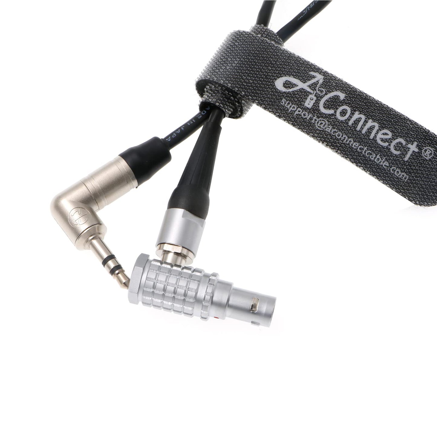 Timecode-Cable for Tentacle-Sync Sound-Devices Timecode Send from 3.5mm TRS to Right Angle 0B 5 Pin Male 50CM|20in