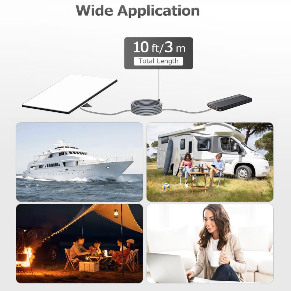 Starlink Mini Cable USB C/Type-C to DC Male Power Cable, 100W Input USB Type C to DC Cable, for PD Protocol Power Bank, Waterproof 18AWG, Starlink Mini Accessories Kit(2M)