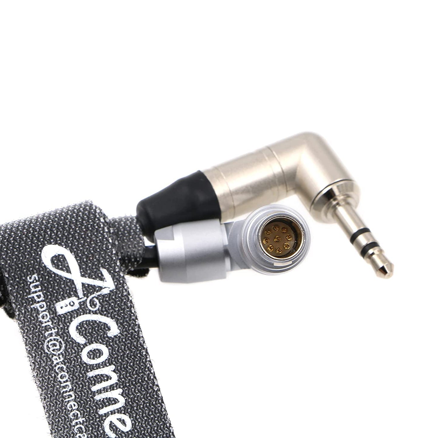 Cable-TRS-EXT-Tentacle-Timecode-Red Komodo Timecode Cable Tentacle Sync 3.5mm TRS to EXT 9 Pin Male Rotatable L-Shaped