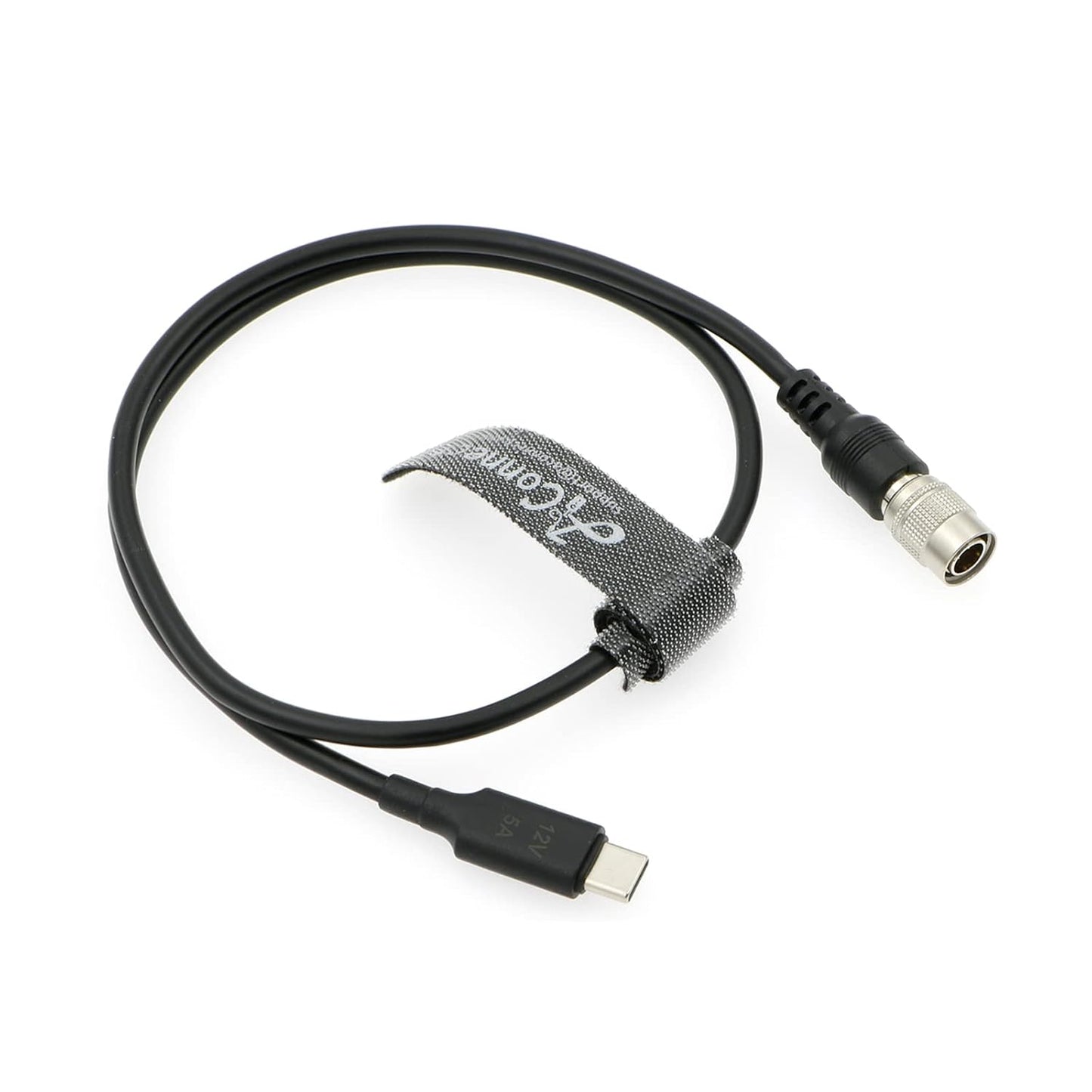 12V USB-C to Hirose 4 Pin Male Power Cable Type-C PD Cable for Sound Devices 688 644 633 ZAXCOM Zoom F4 F8, 60CM/24Inches