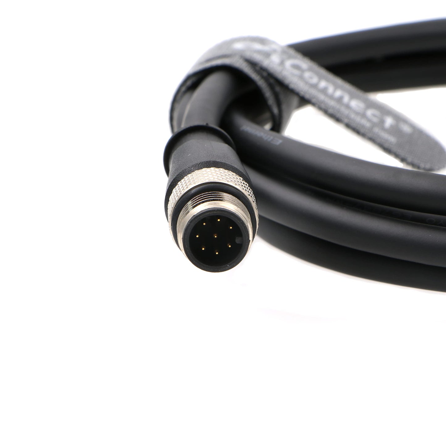 M12-A-Code-RJ45-Ethernet-Cable for Cognex DM300 M12 8-Pin A-Code Male to RJ45 for Industrial Camera 6.6Ft|2M