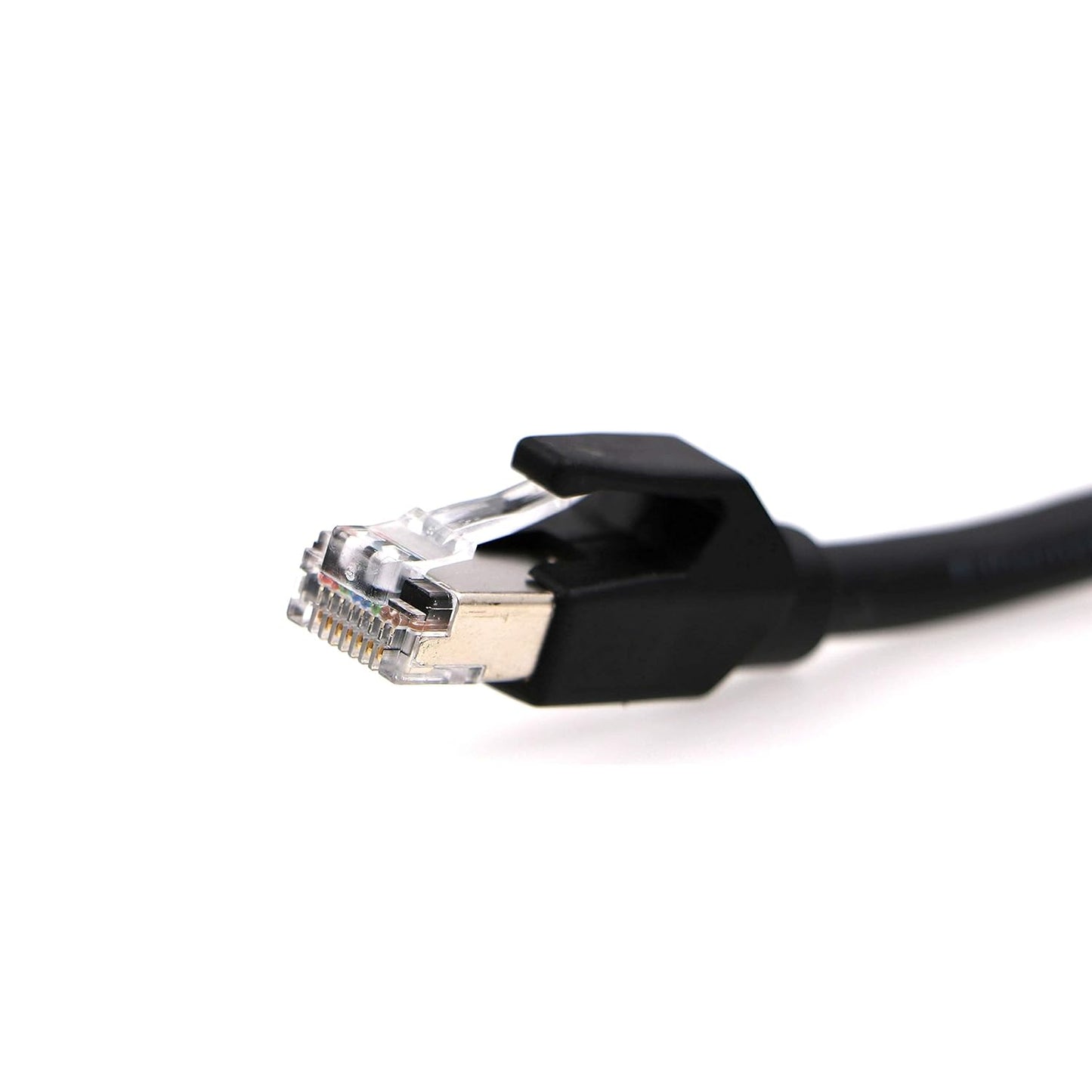 AConnect D-Code Cable M12 4 Pin Male to RJ45 Male Cat5e High Flex Ethernet Shielded Cable Industrial Field-wireable Machinery Sensor Camera 9.8Ft/3M