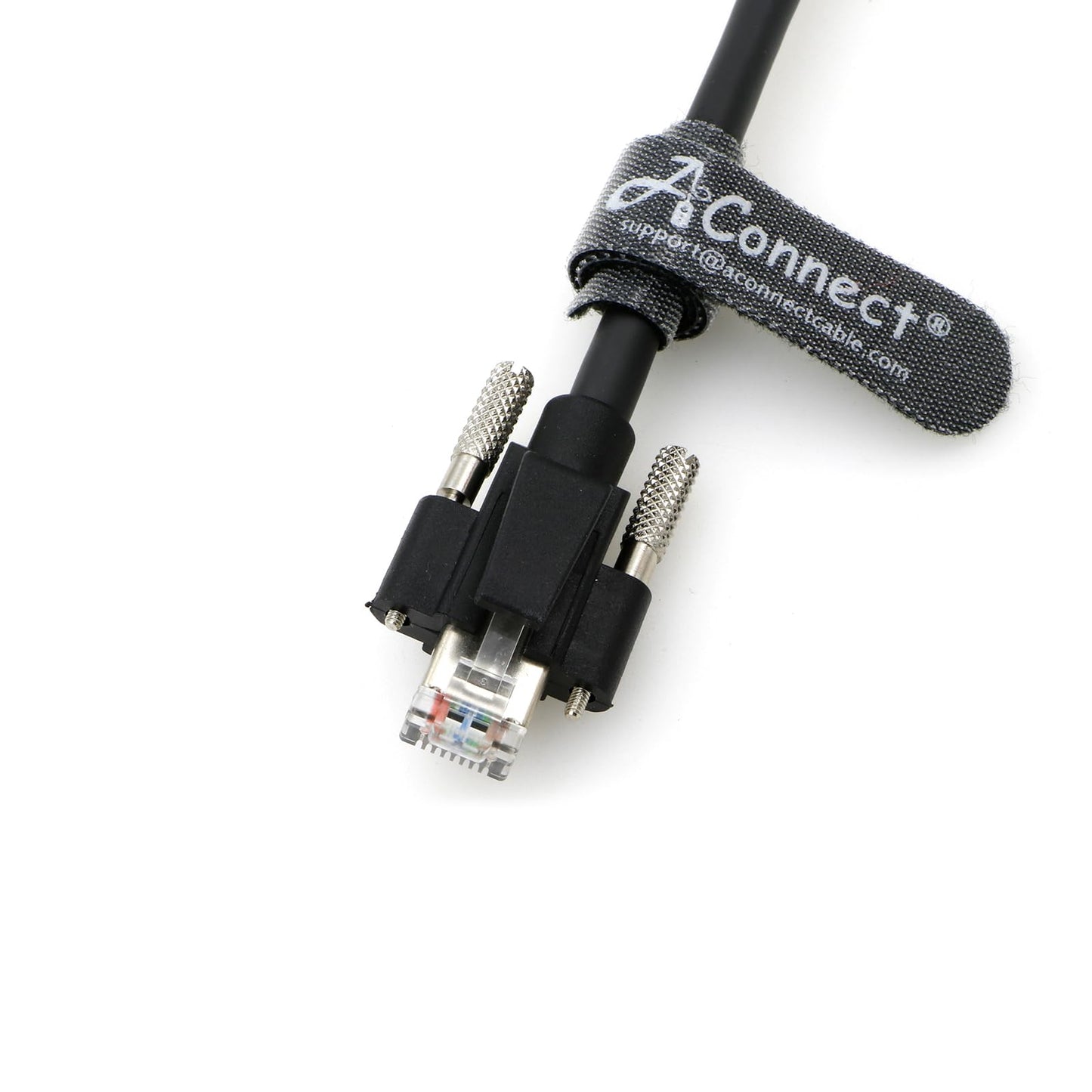 GigE Gigabit Ethernet Cable with RJ45 Horizontal Locking Screws Cat6 Cable for Industrial Cameras 5M