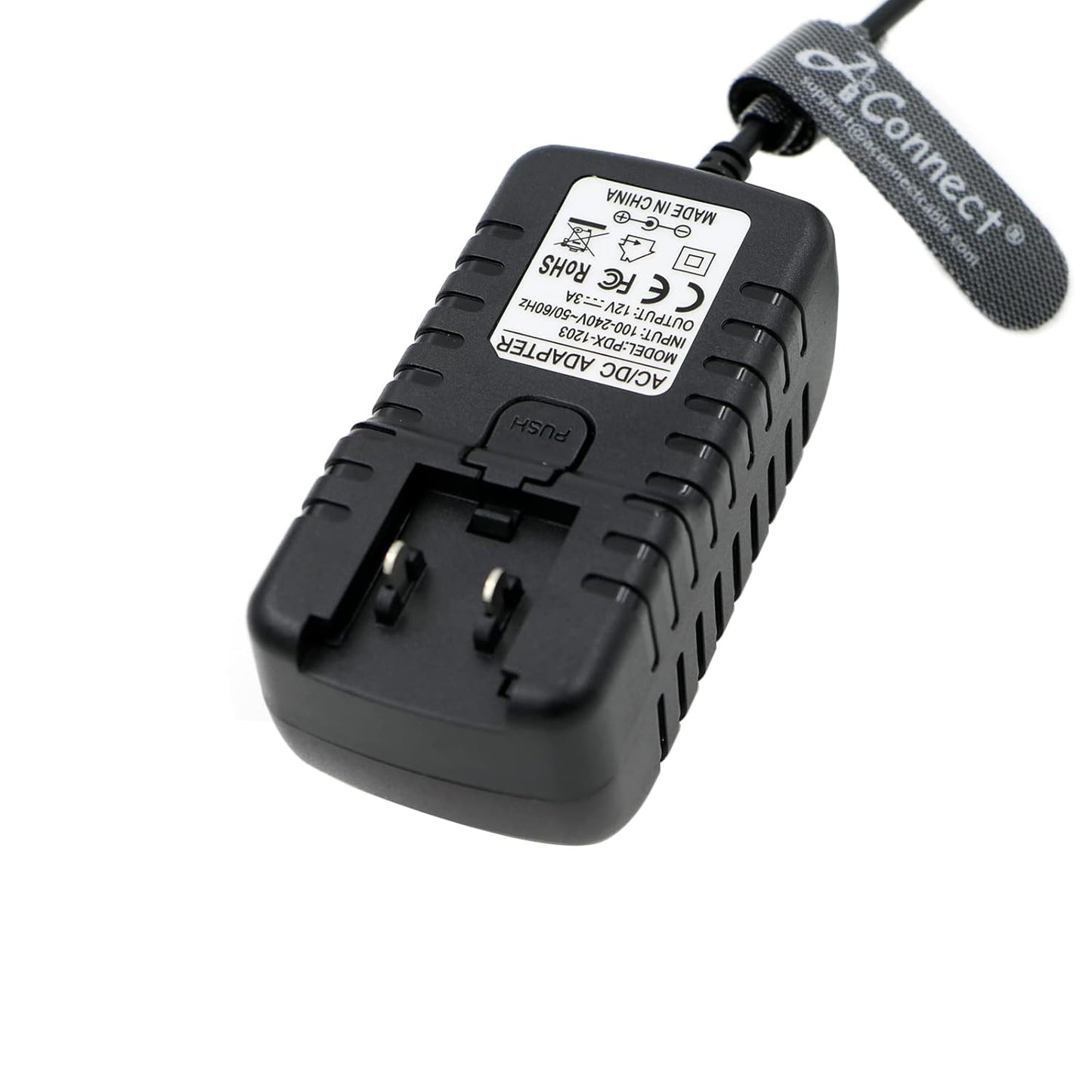 AC DC 12V 3A Power Adapter for BMPCC Blackmagic Pocket Cinema Camera 4K 6K with US UK EU AU Plugs