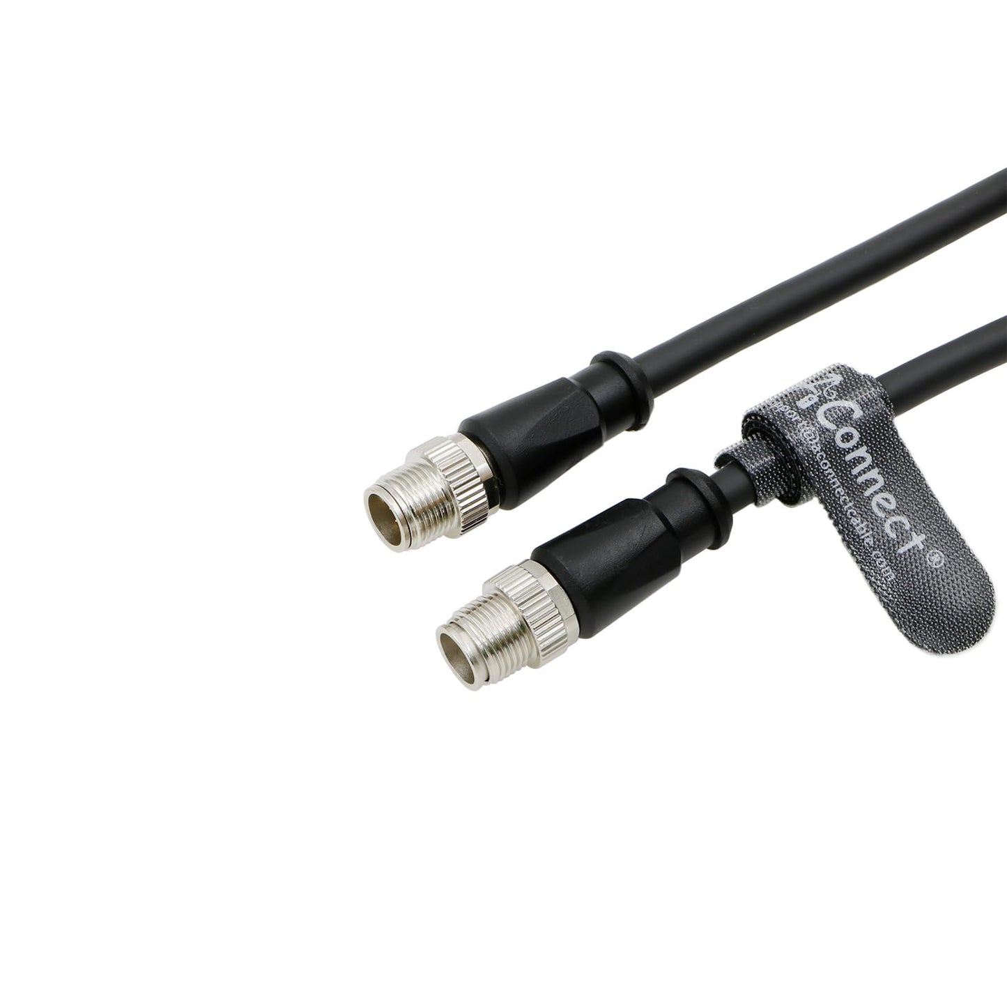 M12-X-Code Ethernet-Cable for Cognex Industrial Camera M12 8 Pin Male X-Code to 8 Pin Male X-Code Shielded Industrial Cord Waterproof Anti-UV 1M