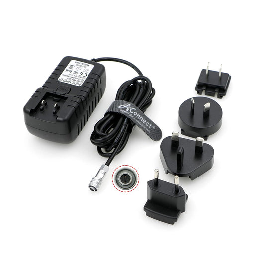 AC DC 12V 3A Power Adapter for BMPCC Blackmagic Pocket Cinema Camera 4K 6K with US UK EU AU Plugs
