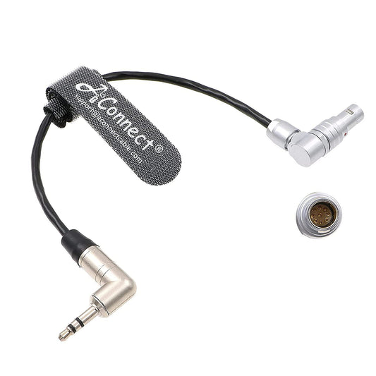 Cable-TRS-EXT-Tentacle-Timecode-Red Komodo Timecode Cable Tentacle Sync 3.5mm TRS to EXT 9 Pin Male Rotatable L-Shaped
