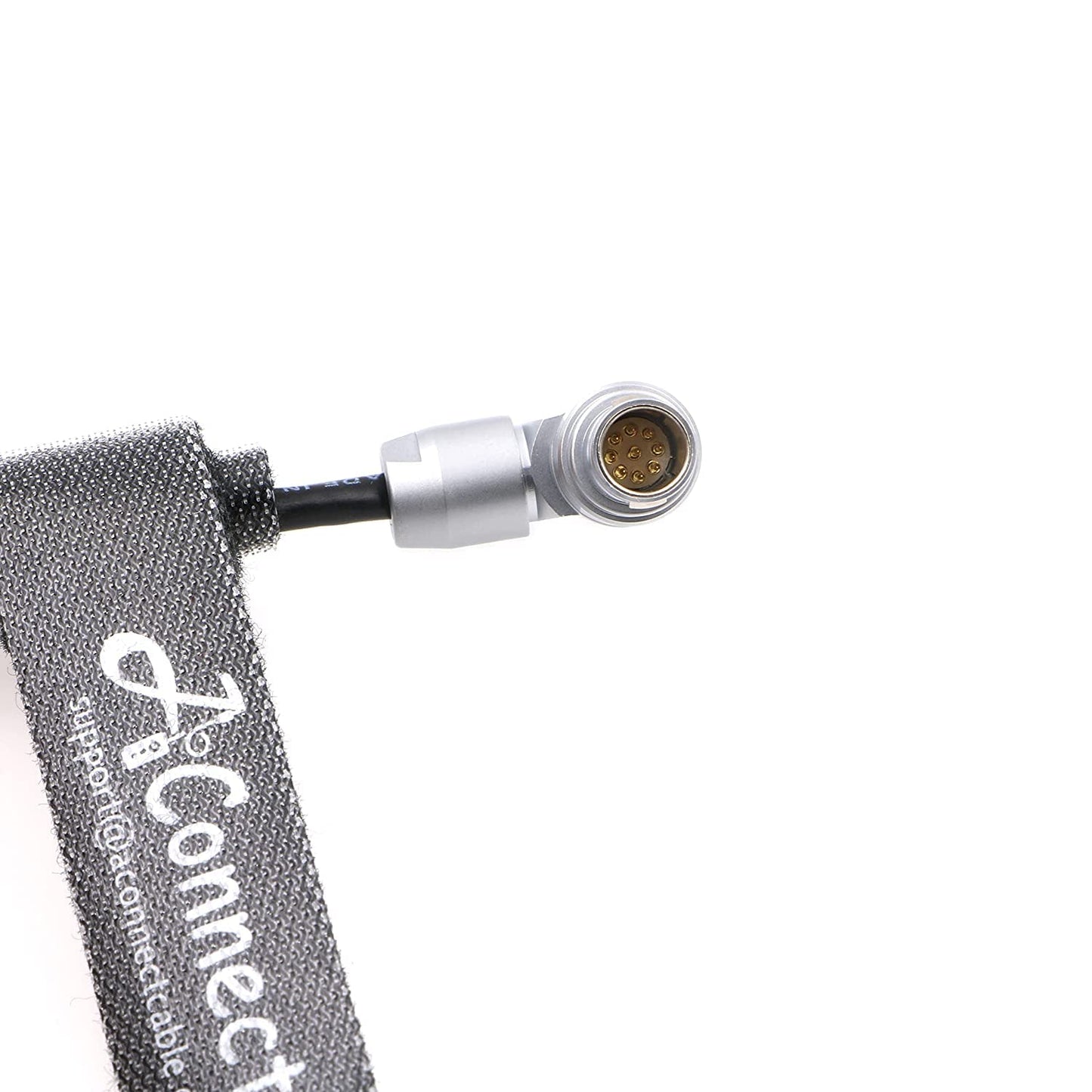 Cable-TRS-EXT-Tentacle-Timecode-Red Komodo Timecode Cable Tentacle Sync 3.5mm TRS to EXT 9 Pin Male Rotatable L-Shaped