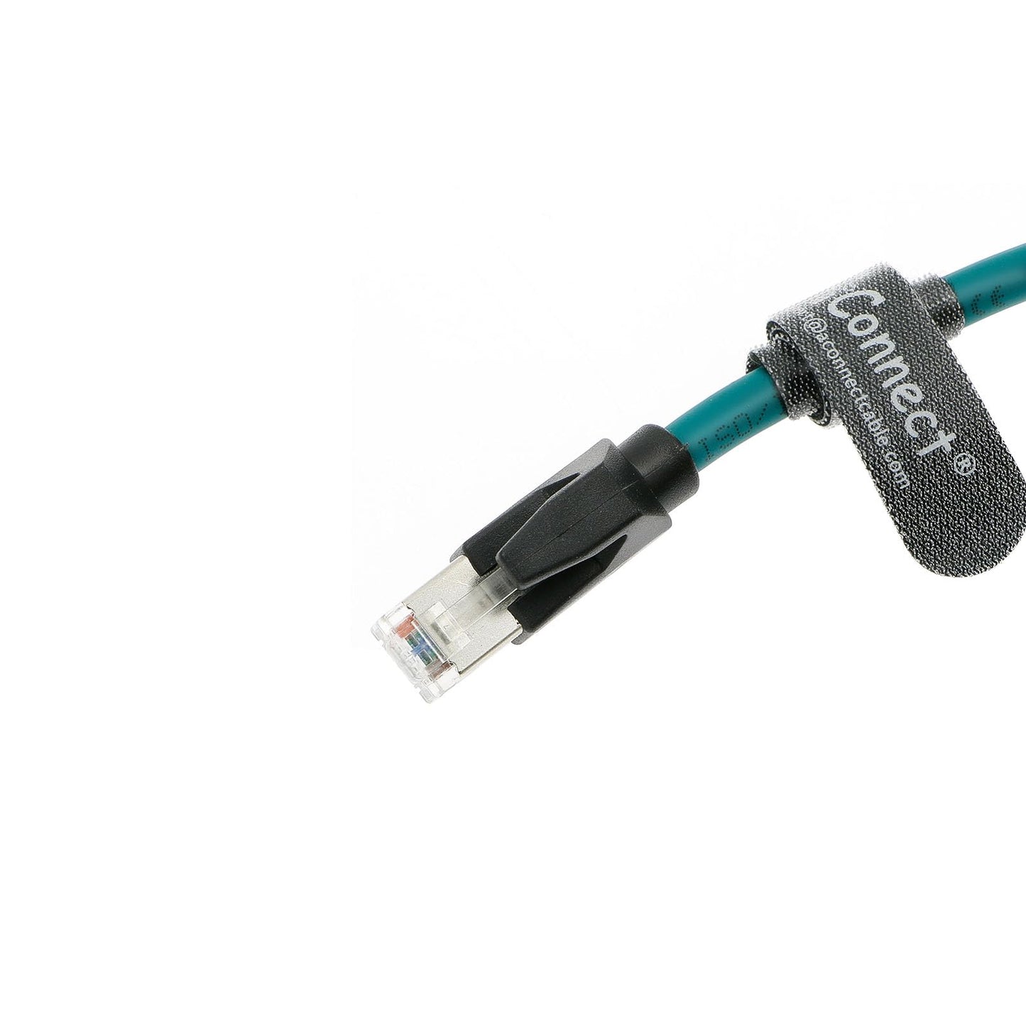 M12 8 Position X-Code Male Right Angle to RJ45 Ethernet Shielded Cable for Cognex in Sight Industrial Camera High Flexible Waterproof Cable 1M