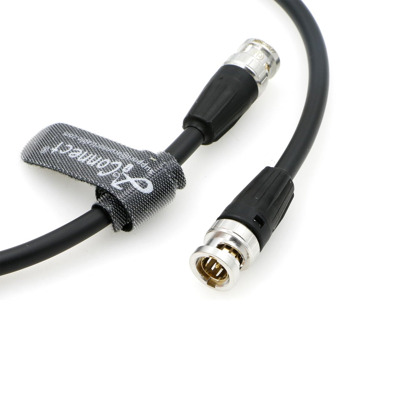 12G HD BNC SDI BNC Cable Orignial Neutrik BNC Male to Male 75 Ohm Coaxial Cable for 4K Video Camera (Black 1M)