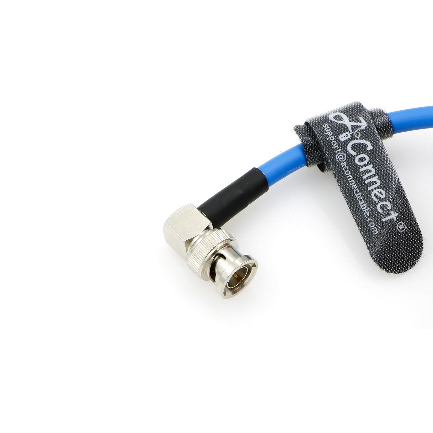12G HD BNC SDI BNC Cable Right Angle Orignial Neutrik BNC Male to Male 75 Ohm Coaxial Cable for 4K Video Camera (Blue 1M)