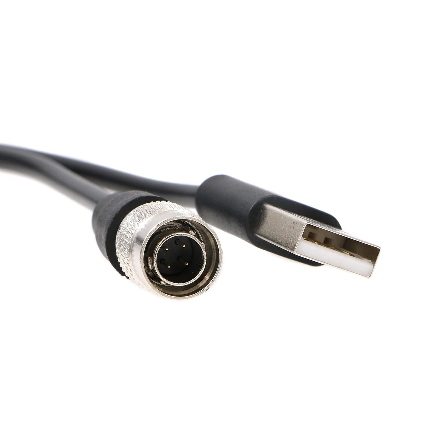 Hirose-USB-Cable-Zoom-Zaxcom-Sound Devices-Boost DC 12V USB to Hirose 4 Pin Power Cable for Sound Devices 688 633| Zoom F4 F8| Zaxcom 50CM