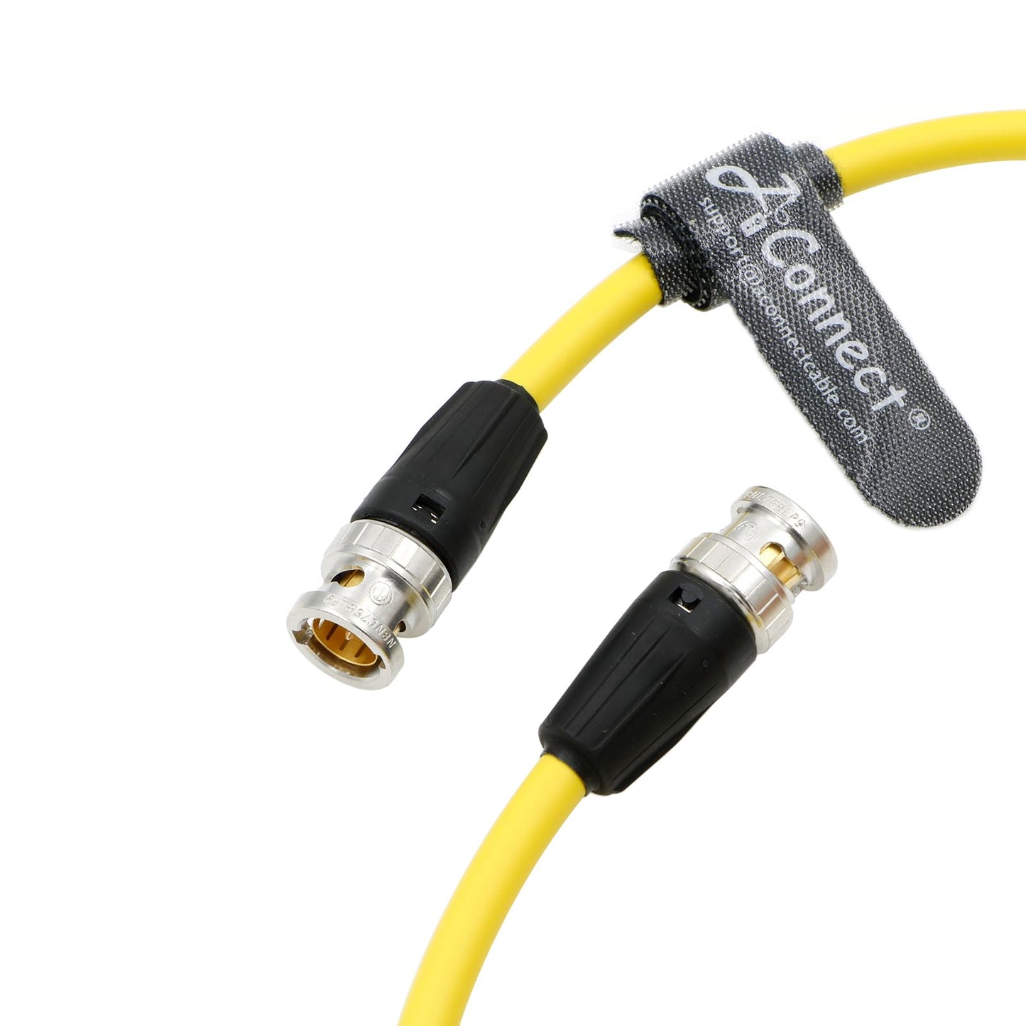 12G HD BNC SDI BNC Cable Orignial Neutrik BNC Male to Male 75 Ohm Coaxial Cable for 4K Video Camera (Black 1M)