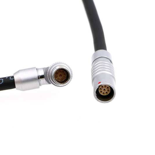 Extension-Cord for RED-Komodo Camera Power-Cable Rotatable Right-Angle EXT-9-Pin Male to Female 1M