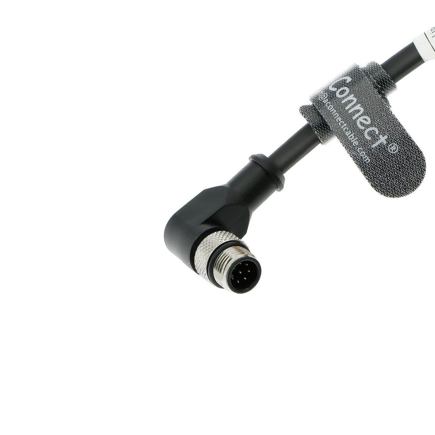 M12 A Code Right Angle 8 Pin Male to Flying Leads Connector Aviation Sensor Waterproof Electrical Shielded Cable for Industrial Cameras Automation Device Network Fieldbus Module 1M