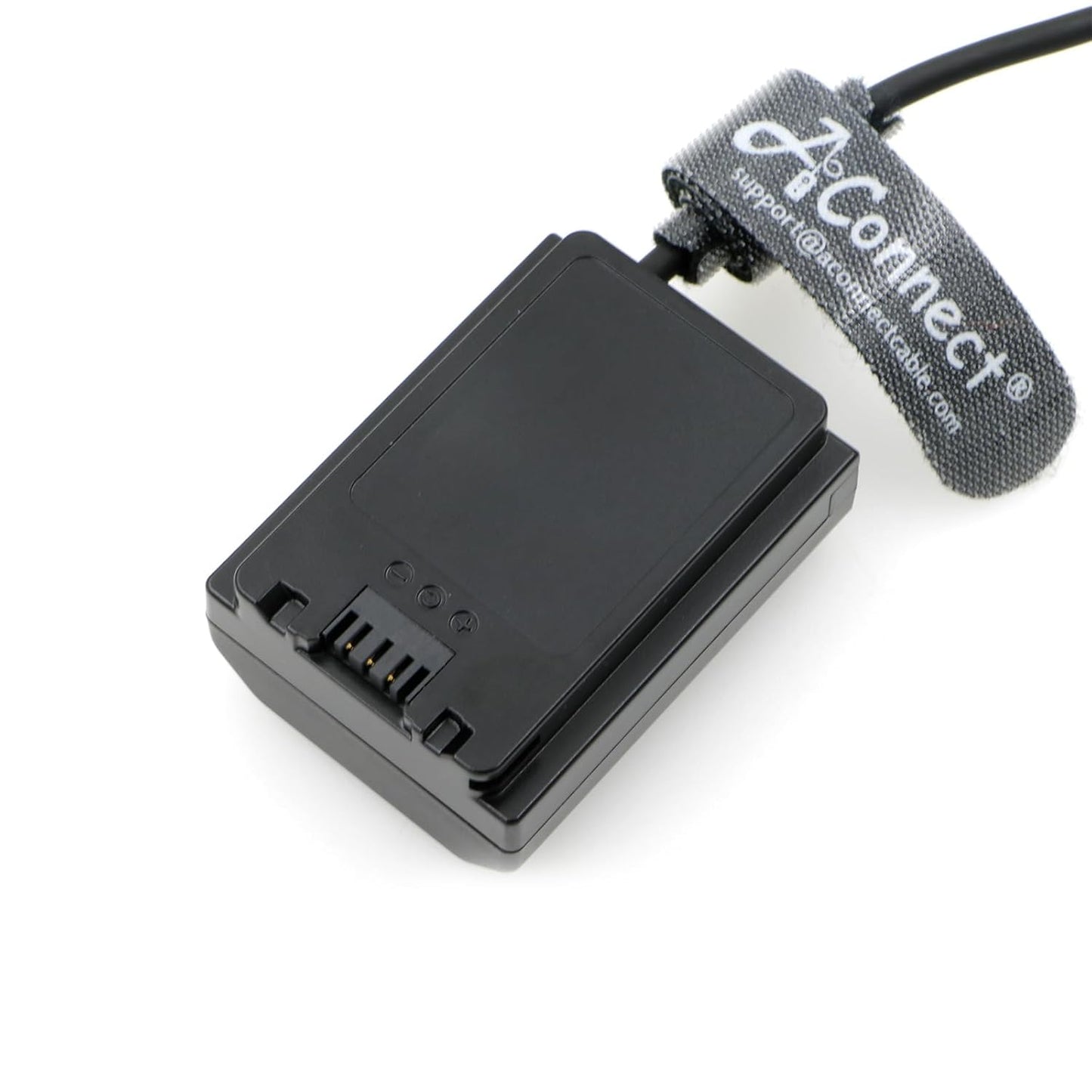 NP-FZ100 Dummy Battery to D-tap Power Coiled Cable for Sony A9 A7III A7RIII A7SIII A7IV A7M4 A6600 FX3 Camera