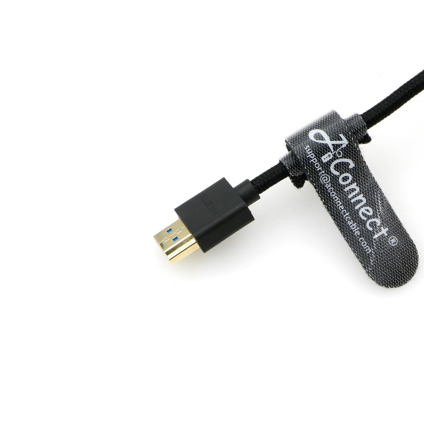 8K Coiled HDMI Cable, 8K@60Hz 4K@120Hz 48Gbps HDMI 2.1 Cable, Ultra High-Speed Braided Coiled Cable 12~18" for Atomos Ninja V|Portkeys BM5 Monitor (Left Angle to Left Angle)