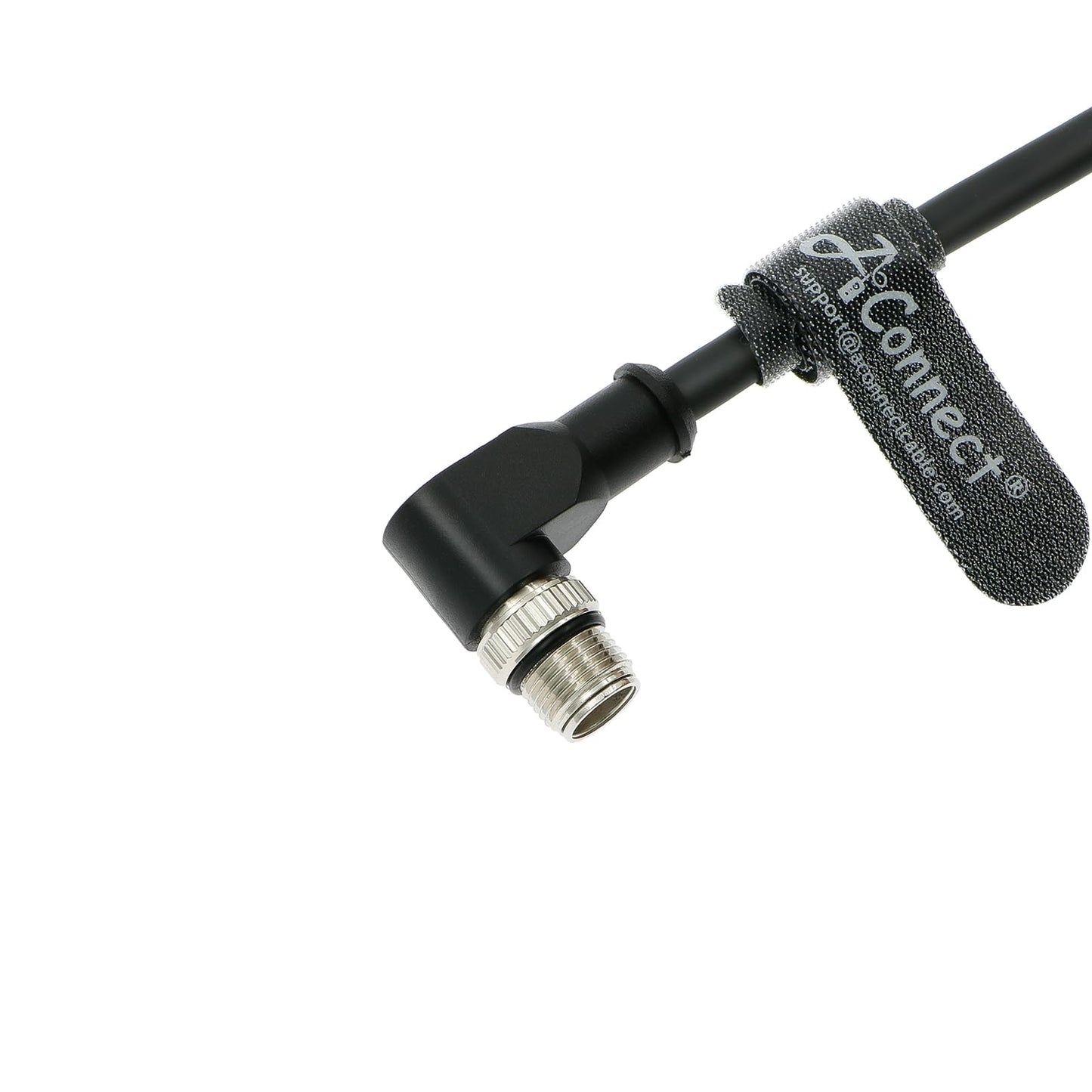 M12 8 Pin X-Code Male Right Angle to RJ45 Industrial Ethernet Cable for Cognex in Sight Industrial Camera Shielded Waterproof Flexible Cable 1M