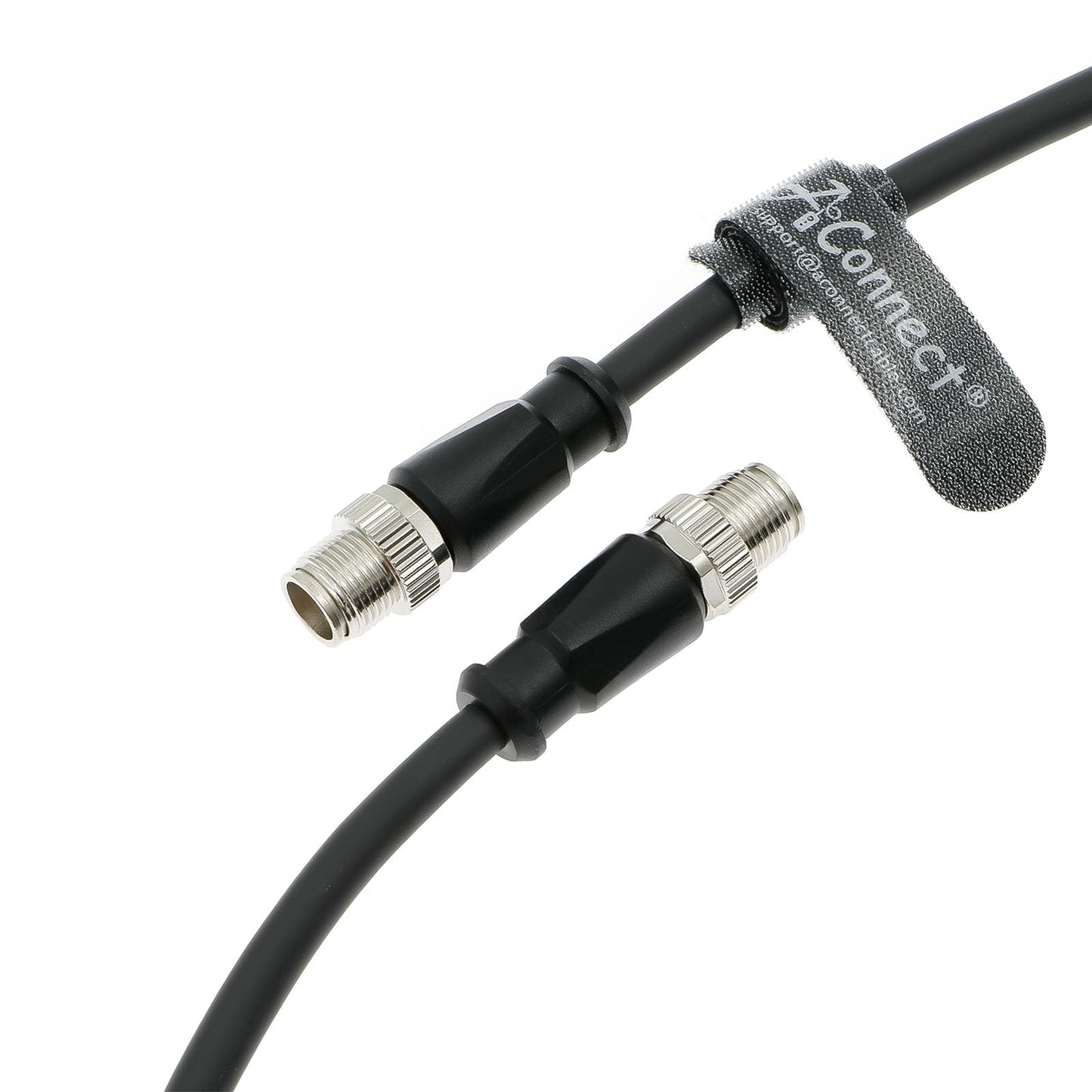 M12-X-Code Ethernet-Cable for Cognex Industrial Camera M12 8 Pin Male X-Code to 8 Pin Male X-Code Shielded Industrial Cord Waterproof Anti-UV 1M