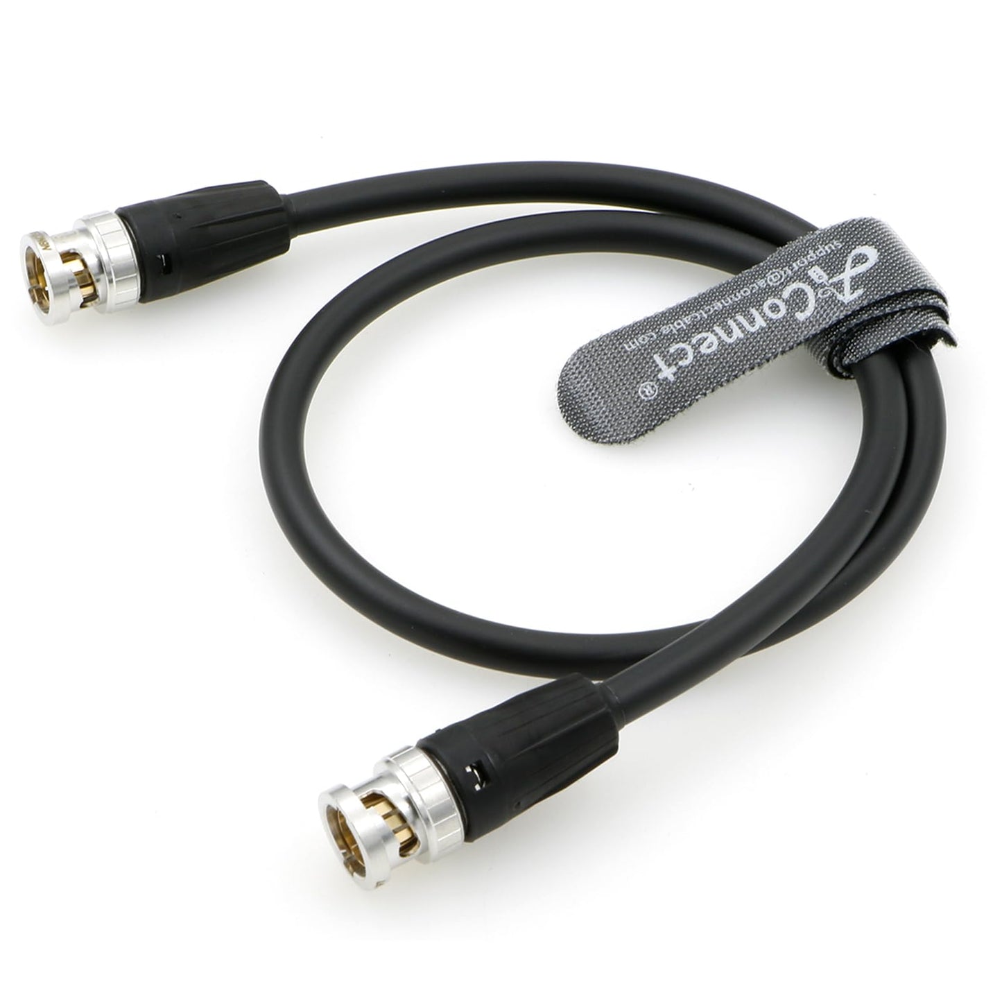 12G HD BNC SDI BNC Cable Orignial Neutrik BNC Male to Male 75 Ohm Coaxial Cable for 4K Video Camera (Black 1M)