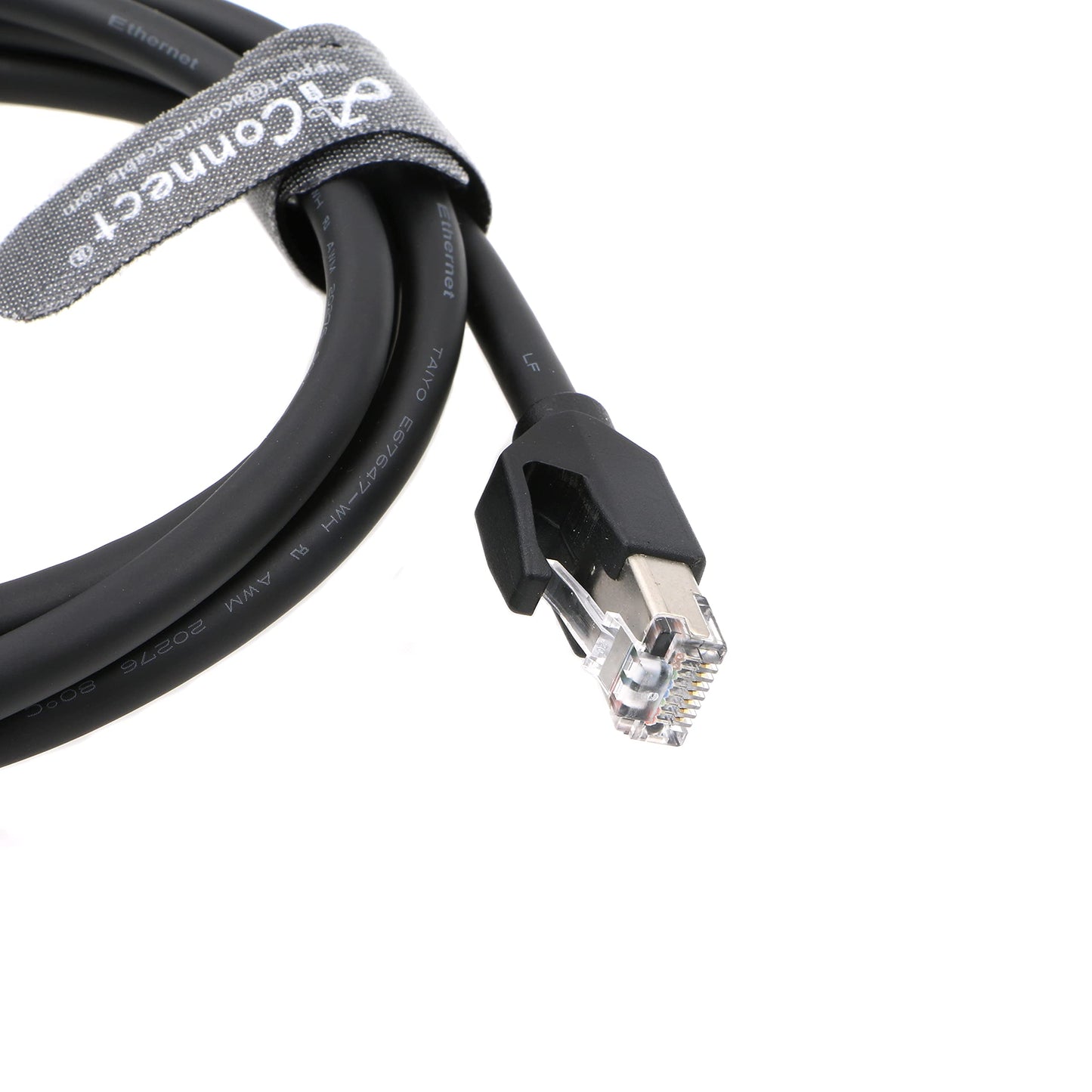 M12-A-Code-RJ45-Ethernet-Cable for Cognex DM300 M12 8-Pin A-Code Male to RJ45 for Industrial Camera 6.6Ft|2M