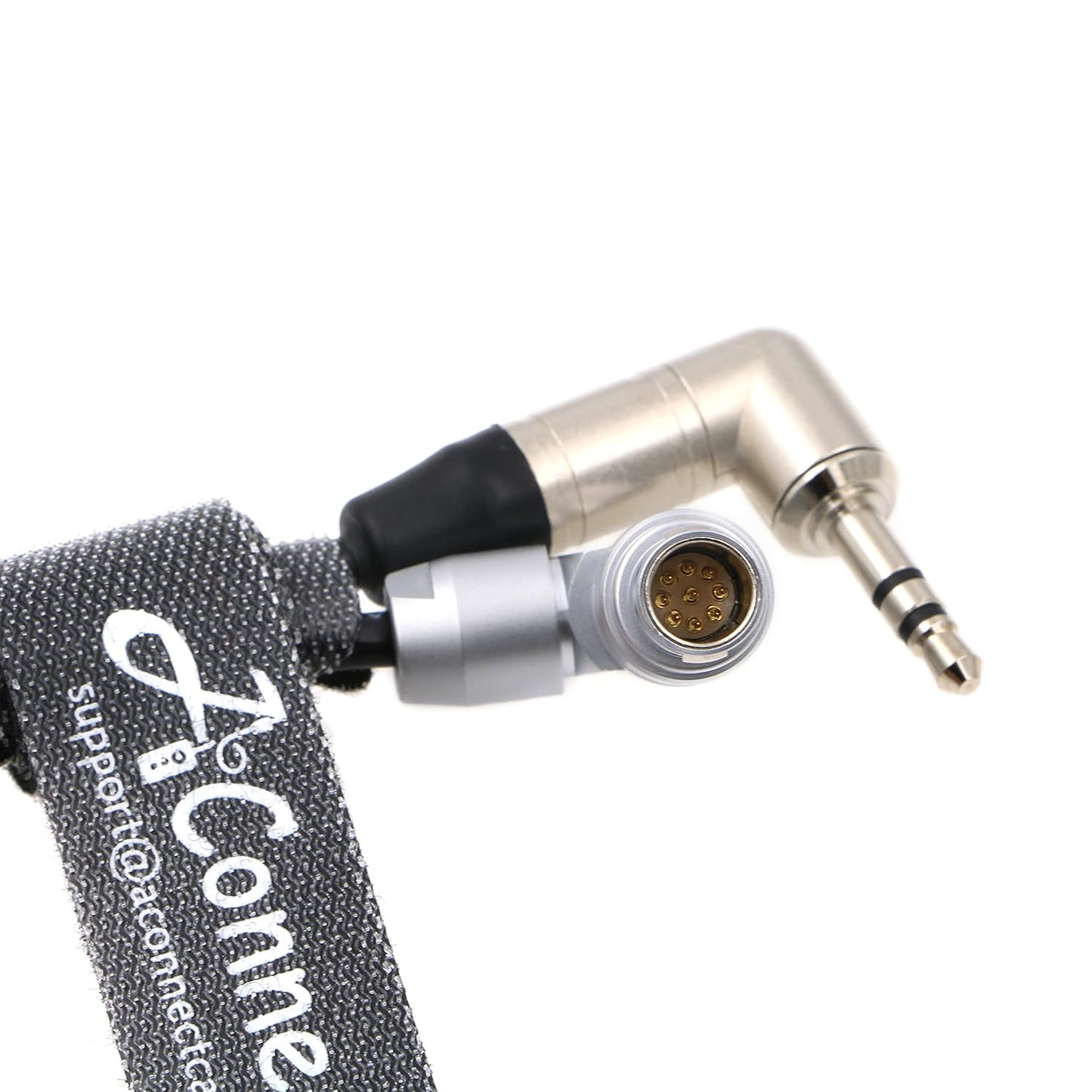 Cable-TRS-EXT-Tentacle-Timecode-Red Komodo Timecode Cable Tentacle Sync 3.5mm TRS to EXT 9 Pin Male Rotatable L-Shaped