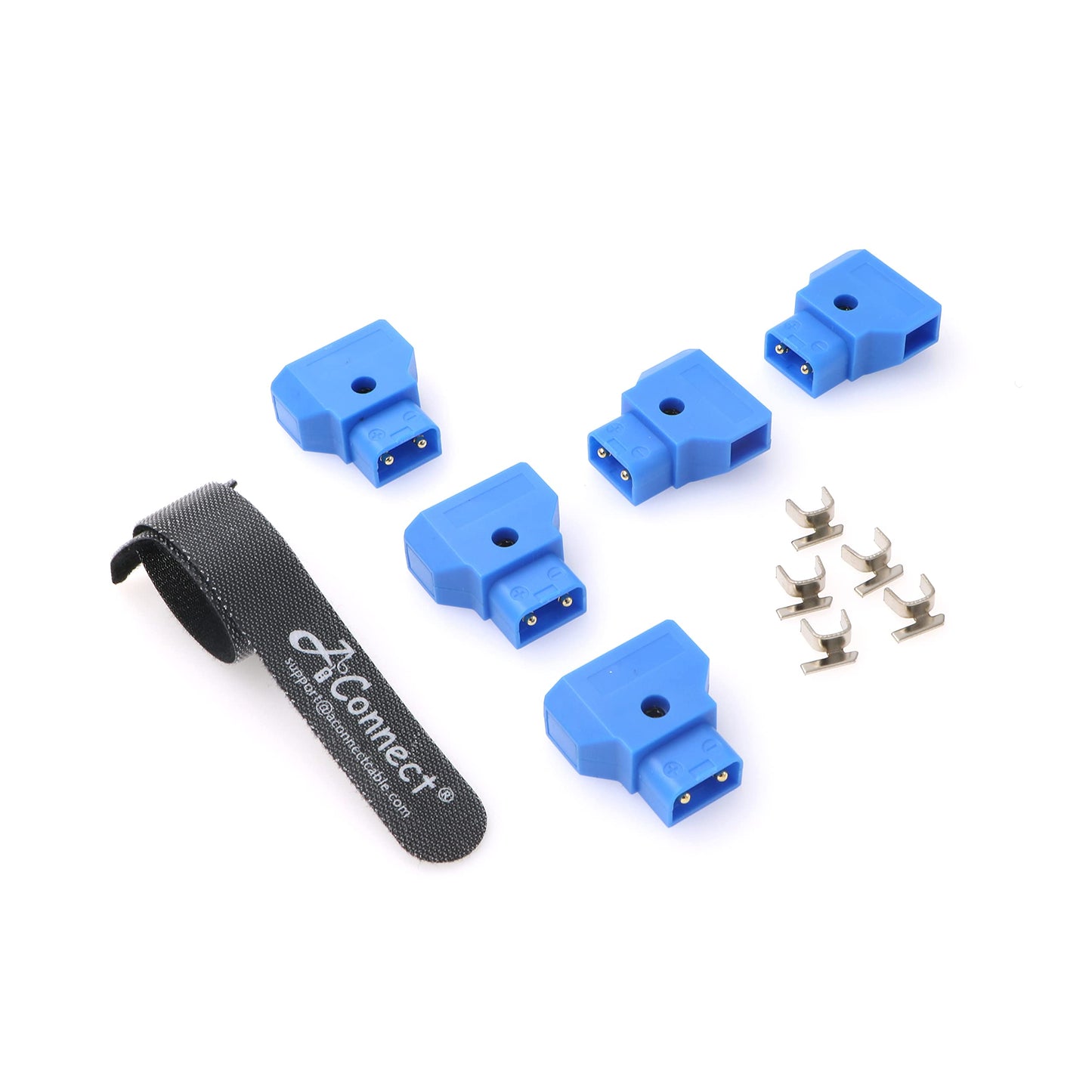 Dtap-Male-Connector-DIY Jack Plug for Photography V-Mount Gold Mount Battery 5pcs Red