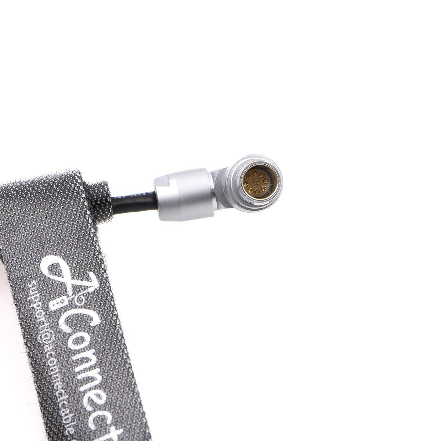 Cable-TRS-EXT-Tentacle-Timecode-Red Komodo Timecode Cable Tentacle Sync 3.5mm TRS to EXT 9 Pin Male Rotatable L-Shaped