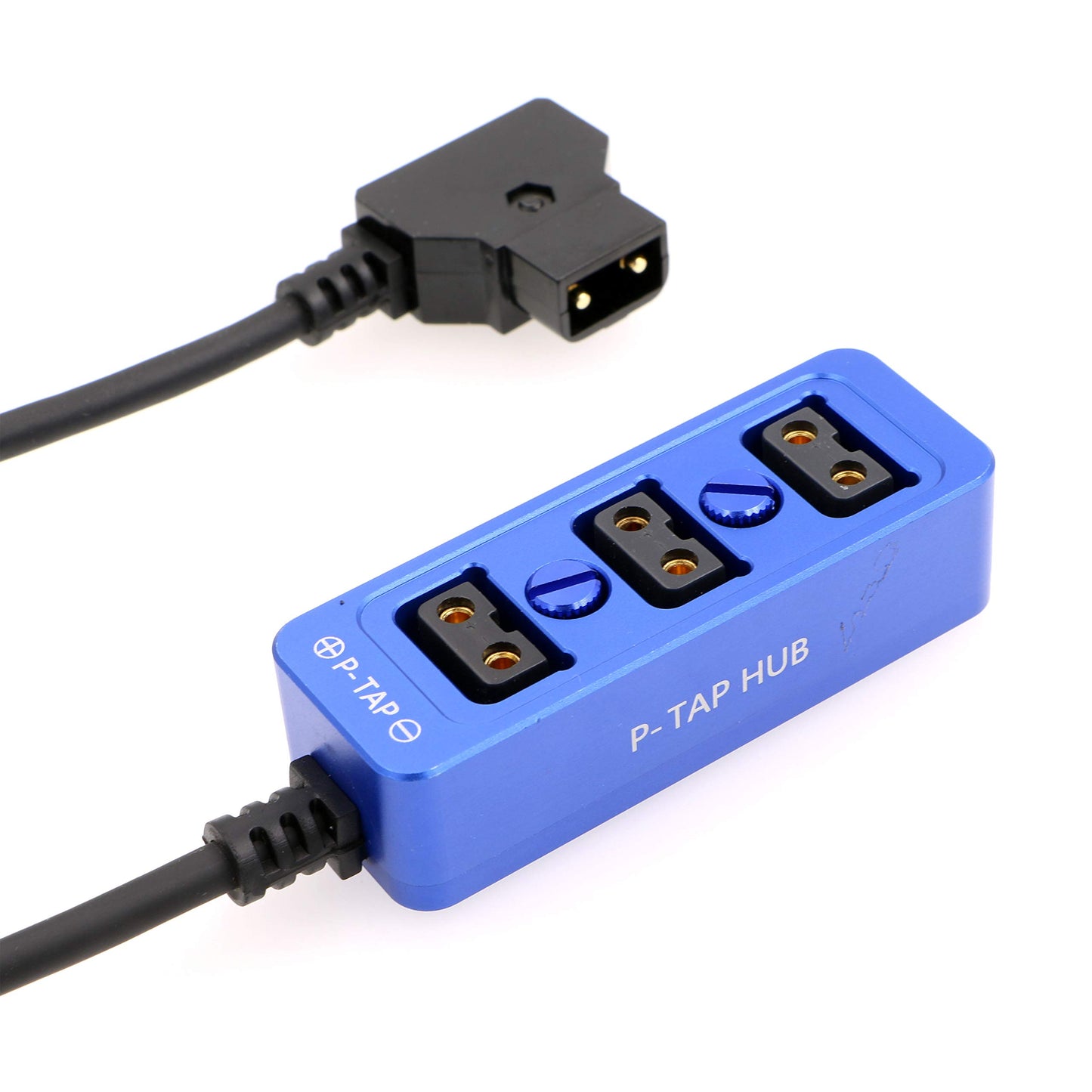 AConnect D-tap Splitter P-Tap HUB Cable D Tap to 3Ports Dtap P-tap Splitter Cable for Photography Power for ARRI RED Z CAM Cameras TILTA Steadicam IDX V-Mount Battery 21in/ 54cm