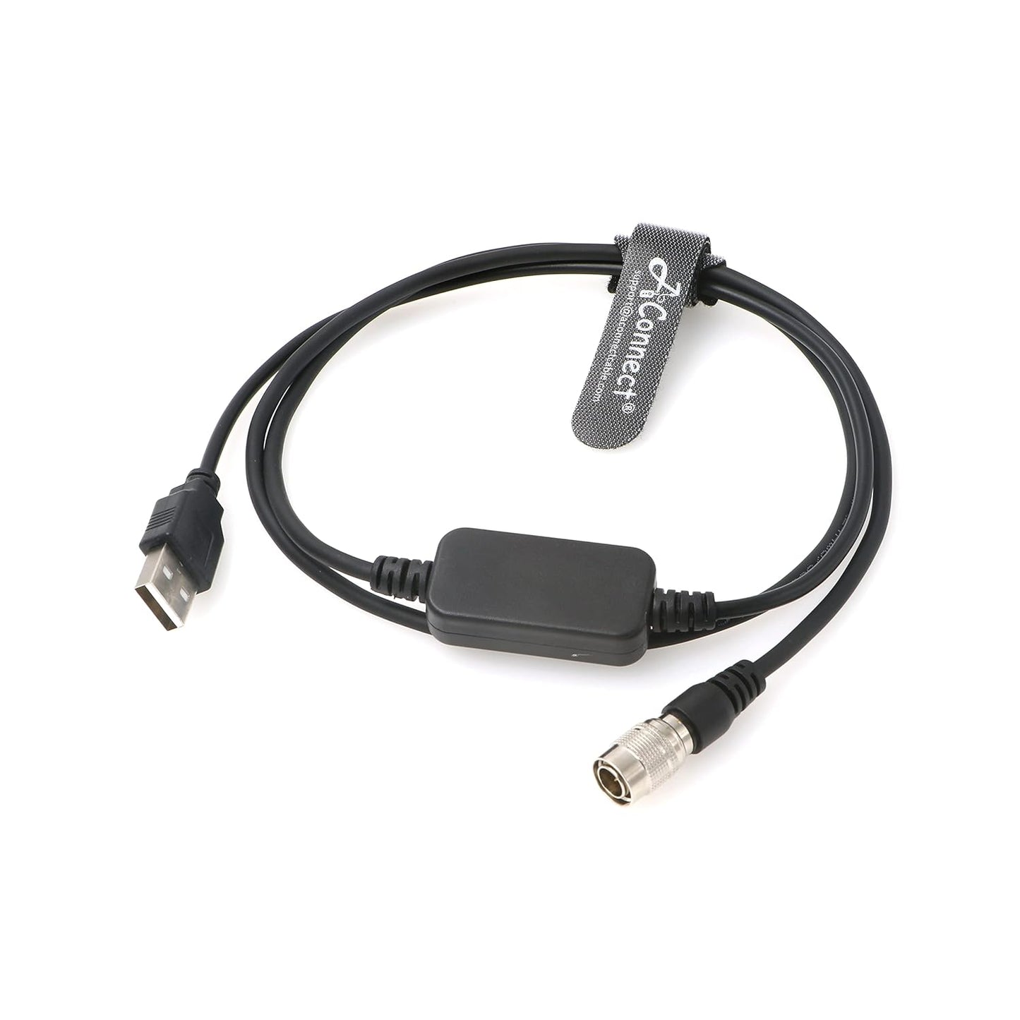 Hirose-USB-Cable-Zoom-Zaxcom-Boost DC 12V USB to Hirose 4 Pin Power Cable for Sound Devices 688 633| Zoom F4 F8| Zaxcom 1M