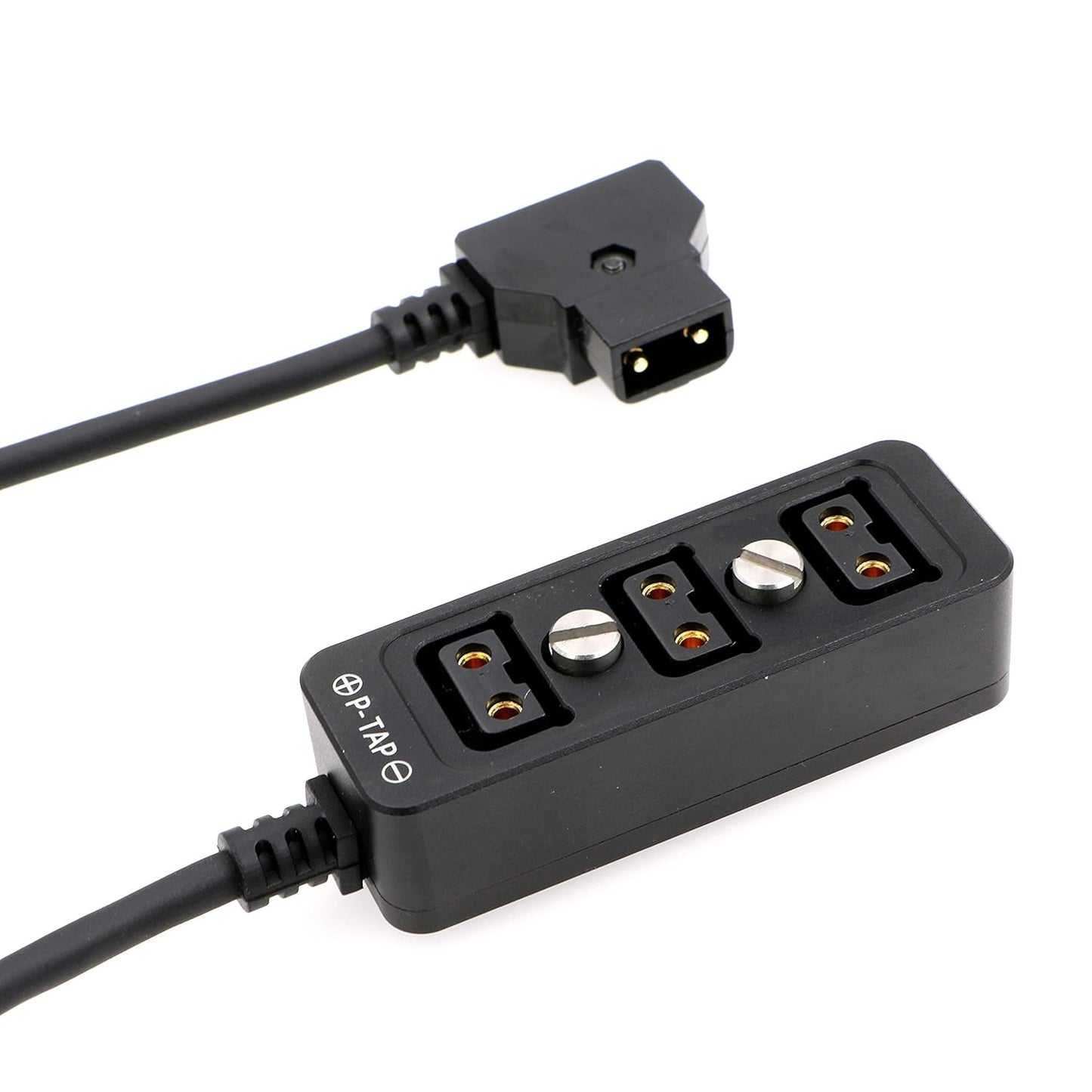 Cable-Splitter-Steadicam-BMPCC-Dtap Male to 3 Port D Tap Female Hub Adapter Coiled Cable for ARRI RED Cameras TILTA Steadicam IDX Battery