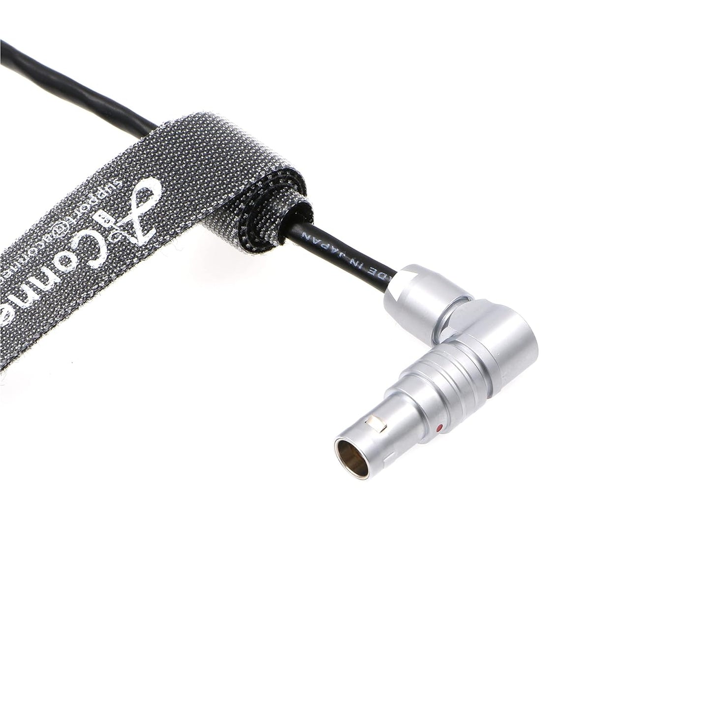 Cable-TRS-EXT-Tentacle-Timecode-Red Komodo Timecode Cable Tentacle Sync 3.5mm TRS to EXT 9 Pin Male Rotatable L-Shaped