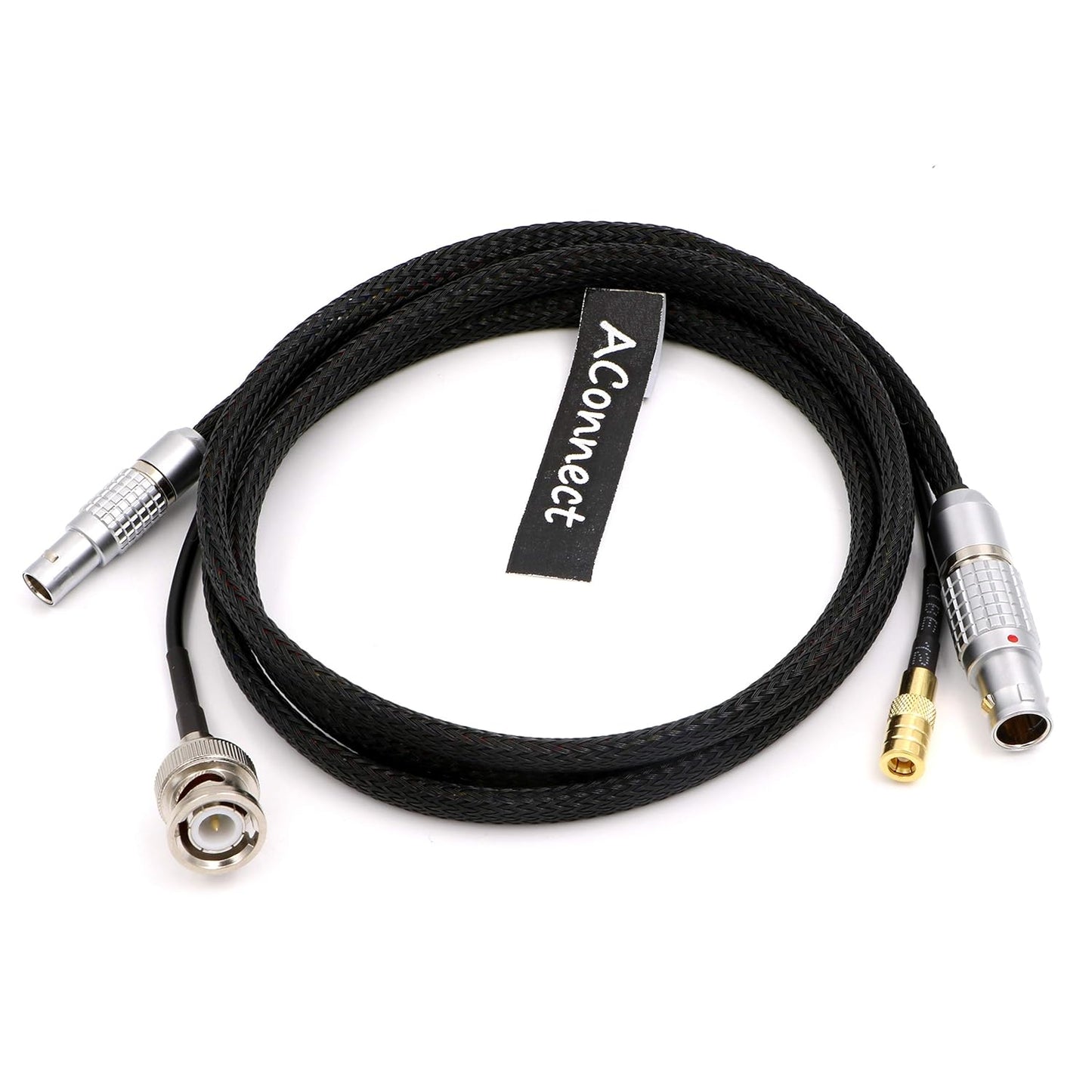 Main Cable with BNC-SMB Cable for ARRI Trinity Joystick BNC Male to SMB Female and 1B 8 Pin to 0B 7 Pin Cable Kit K2.0014805 43in/110cm