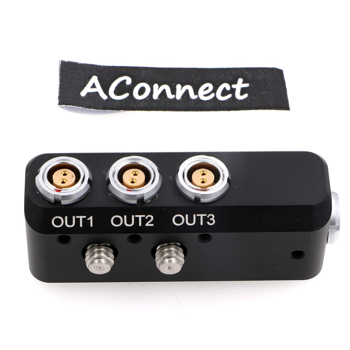 0B 2 Pin Female 4X 2 Pin in/Out 0B 302 Mini Splitter Cable 2Pin to 3X 0B 2pin Female Out 1 to 3 Power Supply Distributor Box for Arri Alexa Camera/Steadicam/Teradek Bond/SmallHD